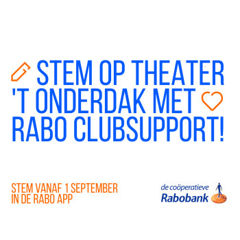 gepersonaliseerd logo rabo clubsupport 2025 theater t onderdak